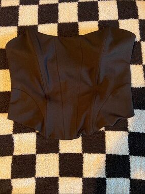 F21 Strapless Corset Top